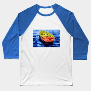 Boat on the sea watercolours illustration Baseball T-Shirt